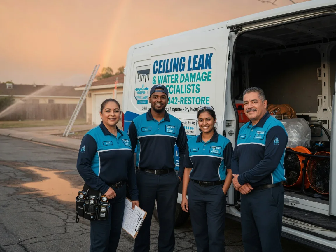 Ceiling Leak Cleanup company in Elmira, CA